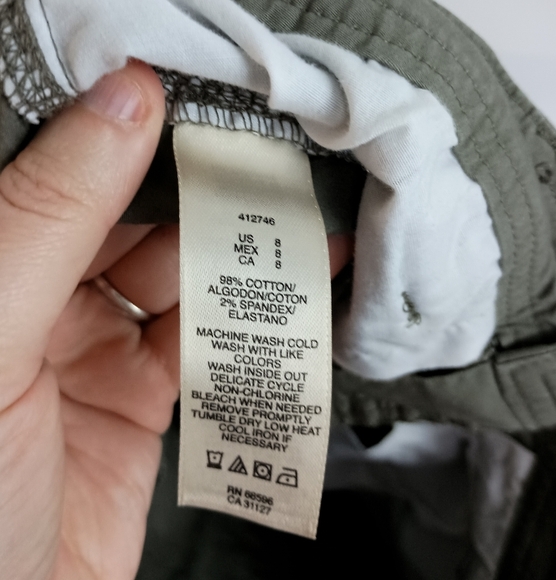 2/$30 DKNY Casual Olive Summer Shorts (#865) - Picture 11 of 12